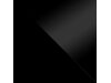 Прикроватная тумбочка Utica 104 (Чёрный + Глянцевый черный)