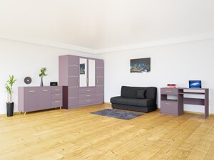 Мебелен комплект Honolulu A129 (Пурпурен + Enjoy 24)