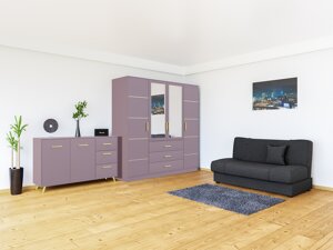 Мебелен комплект Honolulu A131 (Пурпурен + Enjoy 24)