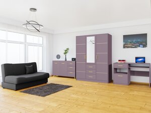 Мебелен комплект Honolulu A132 (Пурпурен + Enjoy 24)