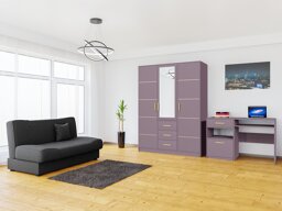 Мебелен комплект Honolulu A134 (Пурпурен + Enjoy 24)