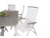 Σετ Τραπέζι και καρέκλες Dallas 2260 (Άσπρο + Γκρι)