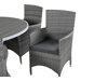 Tisch und Stühle Dallas 3018 (Grau)