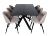 Маса и столове за трапезария Dallas 2693 (Beige + Черен)