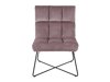 Krēsls Oakland 468 (Dusty rozā + Melns)