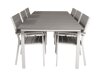 Σετ Τραπέζι και καρέκλες Dallas 3027 (Άσπρο + Γκρι)