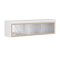 Vitrina de pared Boston E135 (Blanco + Roble Sonoma)