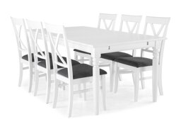 Set sala da pranzo Scandinavian Choice 584 (Bianco)