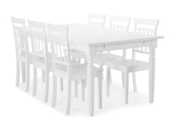 Set sala da pranzo Provo 133 (Bianco)
