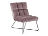 Krēsls Oakland 468 (Dusty rozā + Melns)