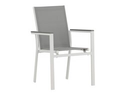 Cadeira para o exterior Dallas 2775 (Branco + Cinzento)