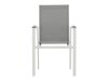 Outdoor-Stuhl Dallas 2775 (Weiß + Grau)