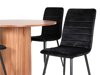 Маса и столове за трапезария Dallas 3091 (Черен)