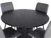 Маса и столове за трапезария Dallas 3090 (Сив + Черен)