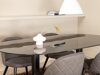 Маса и столове за трапезария Dallas 3068 (Сив + Черен)