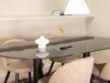 Маса и столове за трапезария Dallas 3068 (Beige + Черен)
