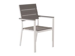 Outdoor-Stuhl Dallas 717 (Grau + Weiß)