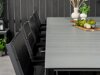 Tisch und Stühle Dallas 3028 (Schwarz + Grau)