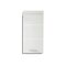 Mueble de baño de pared Columbia Y107 (Blanco + Blanco brillante)