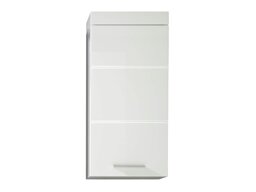 Wandhängeschrank für Badezimmer Columbia Y107 (Weiß + Weiß glänzend)