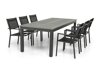 Conjunto de mesa y sillas Cortland 164 (Negro)