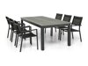 Conjunto de mesa y sillas Cortland 164 (Negro)