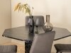 Маса и столове за трапезария Dallas 2617 (Сив + Черен)