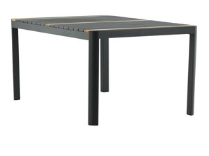 Kerti asztal Dallas 2828 (Fekete + Barna)