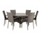 Conjunto de mesa e cadeiras Dallas 2191 (Cinzento)