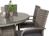 Asztal és szék garnitúra Dallas 2191 (Szürke)