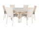 Conjunto de mesa y sillas Dallas 2191 (Blanco)