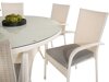 Σετ Τραπέζι και καρέκλες Dallas 2191 (Άσπρο)