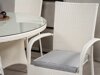 Stalo ir kėdžių komplektas Dallas 2191 (Balta)