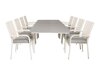 Σετ Τραπέζι και καρέκλες Dallas 2408 (Άσπρο + Γκρι)