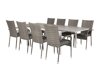 Tisch und Stühle Dallas 2408 (Grau + Dunkelgrau)