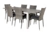 Conjunto de mesa e cadeiras Dallas 2258 (Cinzento + Cinzento escuro)