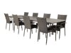 Стол и стулья Dallas 2272 (Серый + Тёмно-серый)