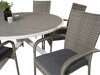 Stalo ir kėdžių komplektas Dallas 2390 (Pilka + Tamsi pilka)