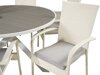Σετ Τραπέζι και καρέκλες Dallas 2390 (Άσπρο + Γκρι)