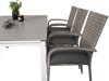 Σετ Τραπέζι και καρέκλες Dallas 2406 (Γκρι + Σκούρο γκρι)