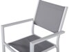 Dārza krēsls Dallas 746 (Balts + Pelēks)