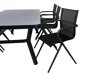 Laua ja toolide komplekt Dallas 2135 (Must)