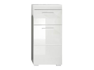 Стоящ шкаф за баня Columbia Y104 (Бял + Бял гланц)