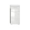 Mueble de baño colocado Columbia Y104 (Blanco + Blanco brillante)