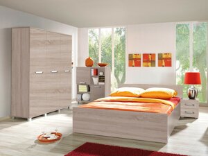 Schlafzimmer-Set Murrieta A131 (Sonoma eichenholz)