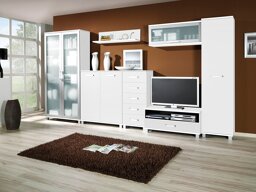 Set mobili soggiorno Murrieta A142 (Bianco)