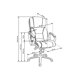 Biroja krēsls Houston 595 (Gaiši brūns)