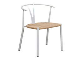 Καρέκλα Andrarum 192 (Άσπρο + Καφέ)