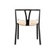 Καρέκλα Andrarum 192 (Μαύρο + Καφέ)
