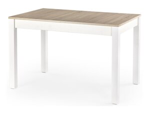 Tisch Houston 132 (Weiß + Sonoma Eichenholzoptik)